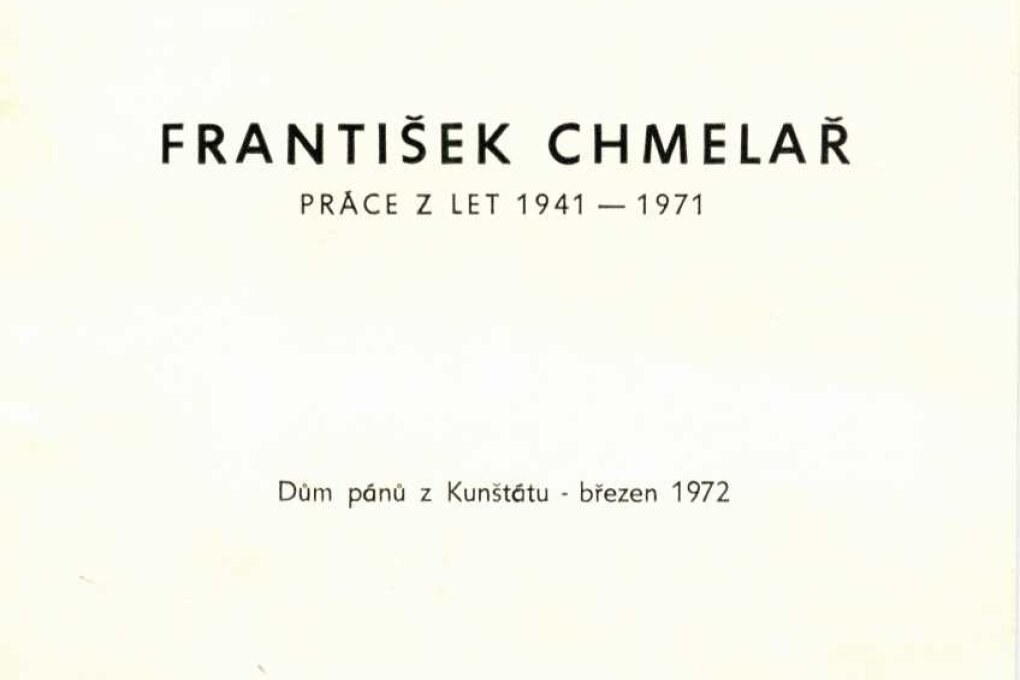 František Chmelař, práce z let 1941–1971